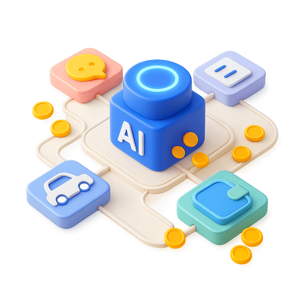 Healthcare payer AI visual